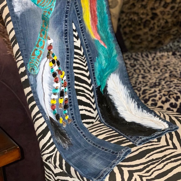 🌹 Artist-Painted with Wash & Dry Safe Fabric Paints! - Picture 2 of 5